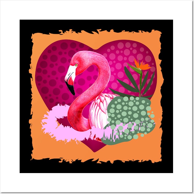 Flamingo Wall Art by Supak